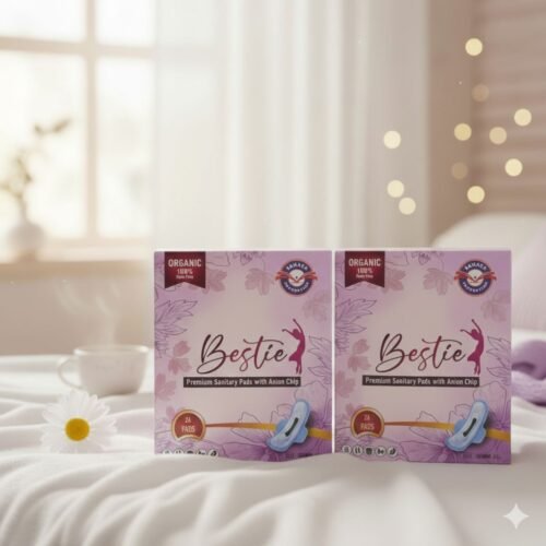 Bestie Sanitary Pads – Double Value Pack (48 Pads)